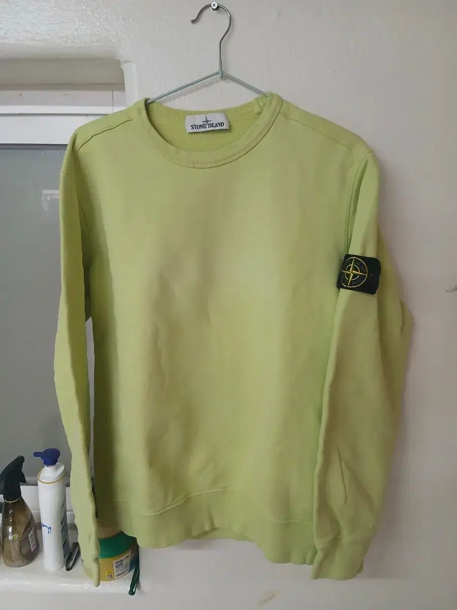 ストーンアイランド スウェット A級 実際に着用2回 裏地起毛 L