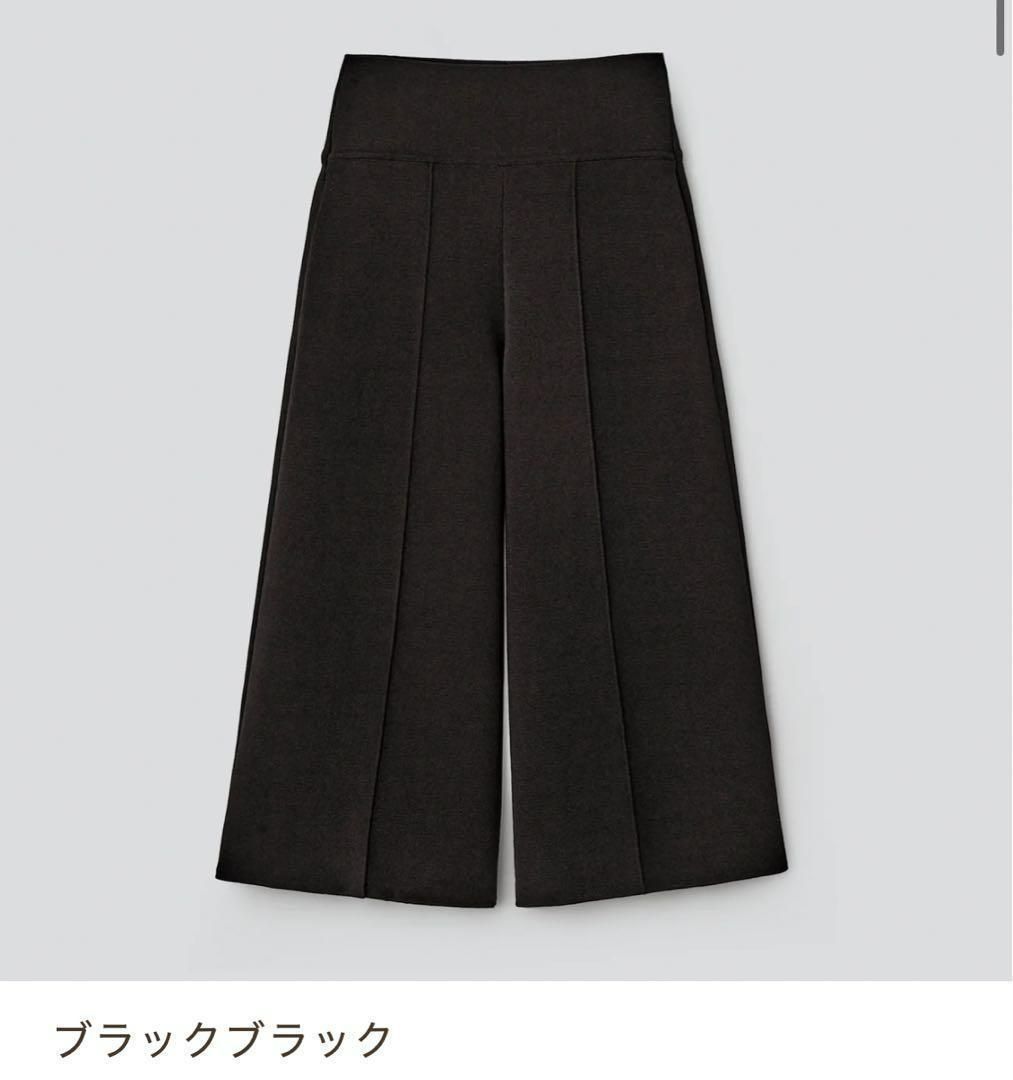 未使用☆現行品FOXEY/フォクシーニューヨークブラック ニットパンツ38