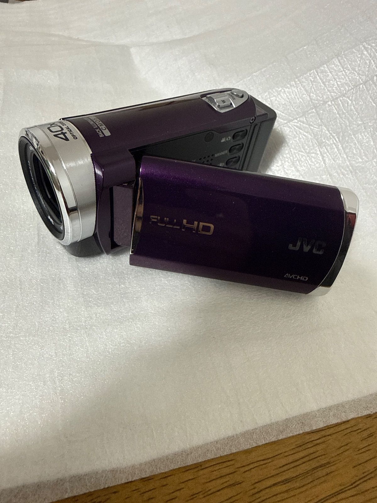 JVC GZ-E117 ビデオカメラ&BDライターセット ビデオカメラ BDライターセット JVC GZ-E117 -V ビデオカメラ ＆専用BD