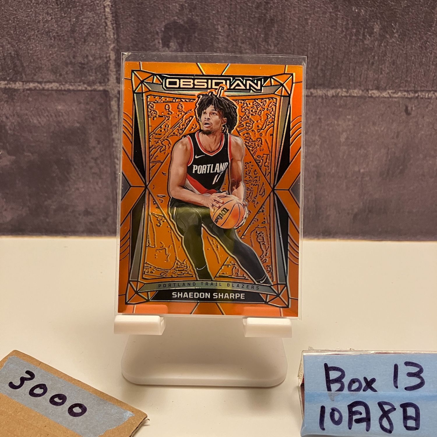 2023-24 Panini Obsidian Shaedon Sharpe Portland Trail Blazers