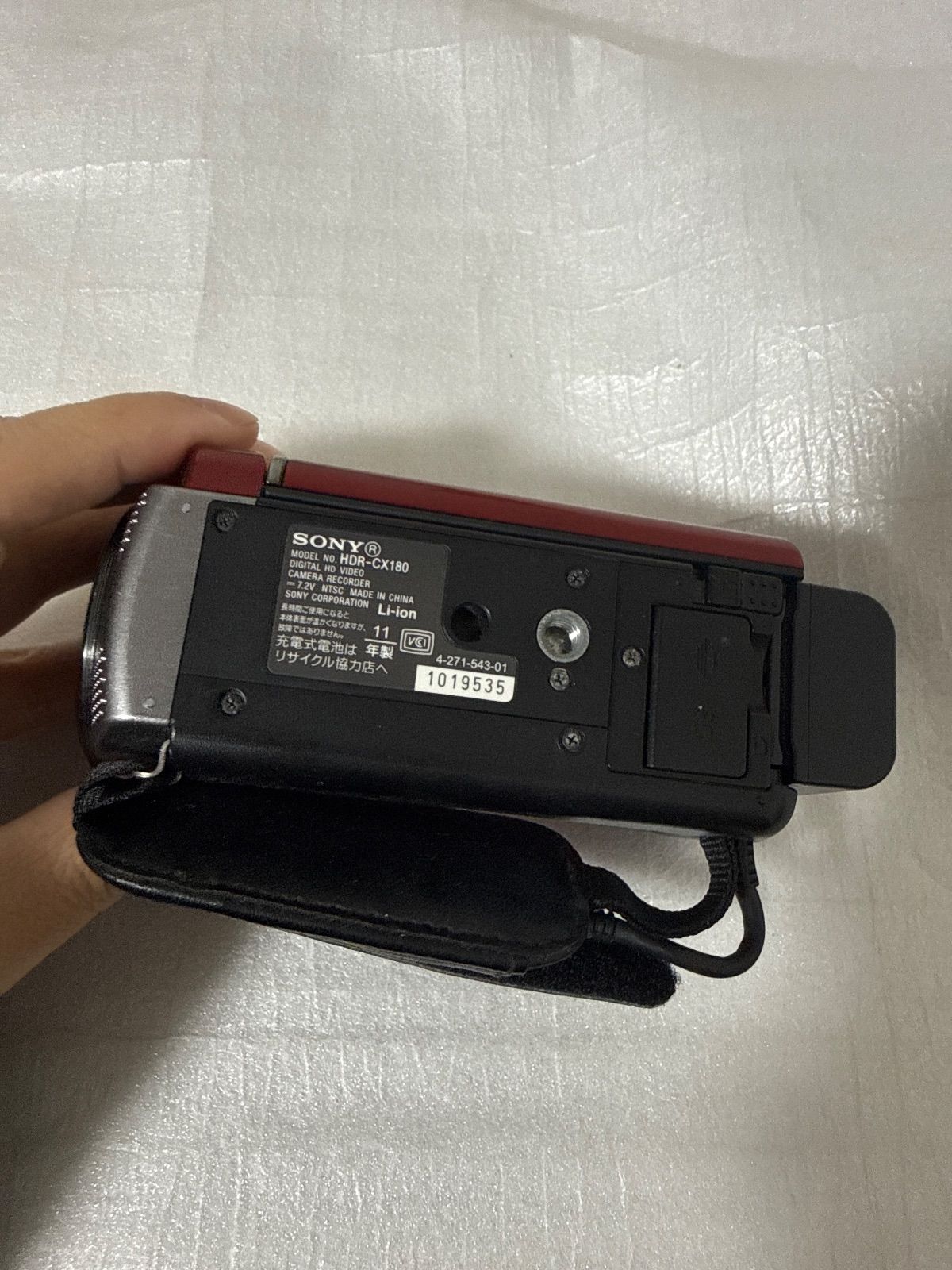 ❗️動作良好❗️ビデオカメラ 本体 SONY HDR-CX180 - メルカリ