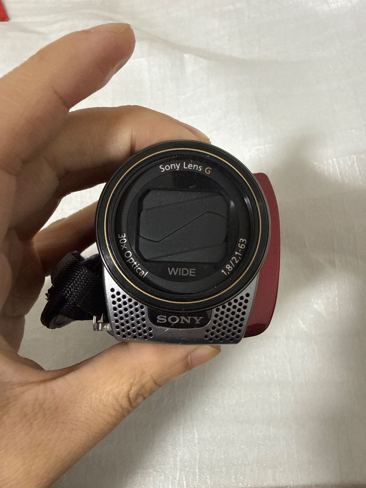 ❗️動作良好❗️ビデオカメラ 本体 SONY HDR-CX180 - メルカリ