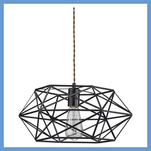 ペンダントライト レトロデザイン W 40×D 35×H 20 cm コード長 1 m シーリングプラグ No.726