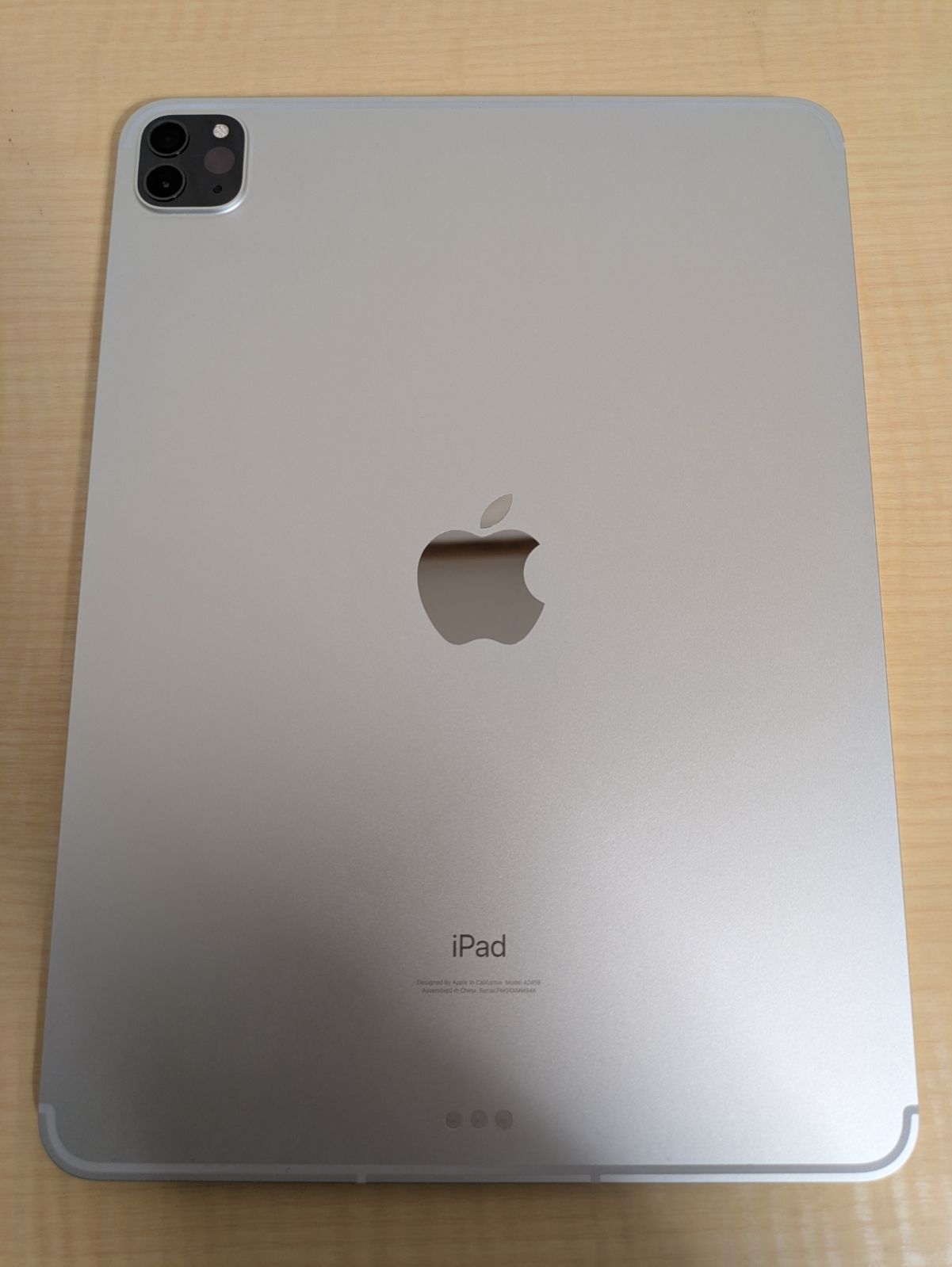 iPad Pro 11インチ 第3世代 Cellular Wi Fi 512 GB シルバー 2021年モデル M 1チップ