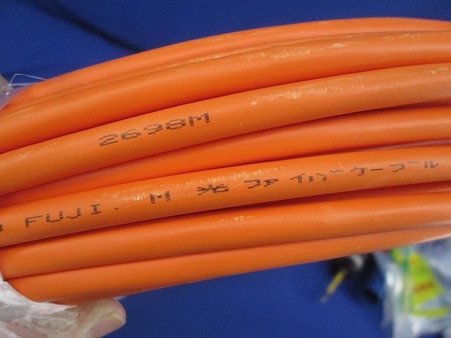  コード集合型エコケーブル 橙 長さ30 m以上 EM-FSTK-G 50-02-NME OG 電設資材 材料 資材