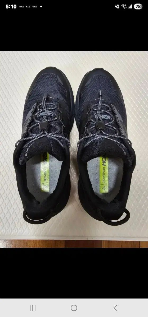 HOKA ONE ホカオネオネ レディース トランスポート ブラック 250 mm