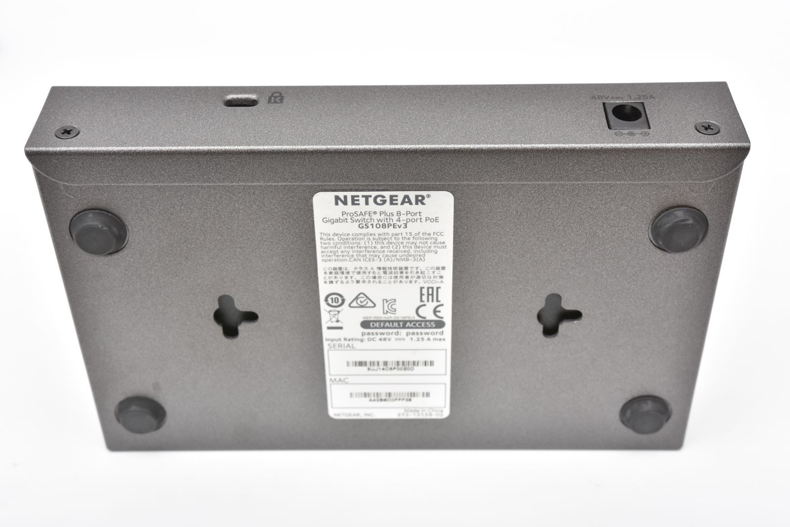 ネットギア NETGEAR GS108PE-300JPS - メルカリ