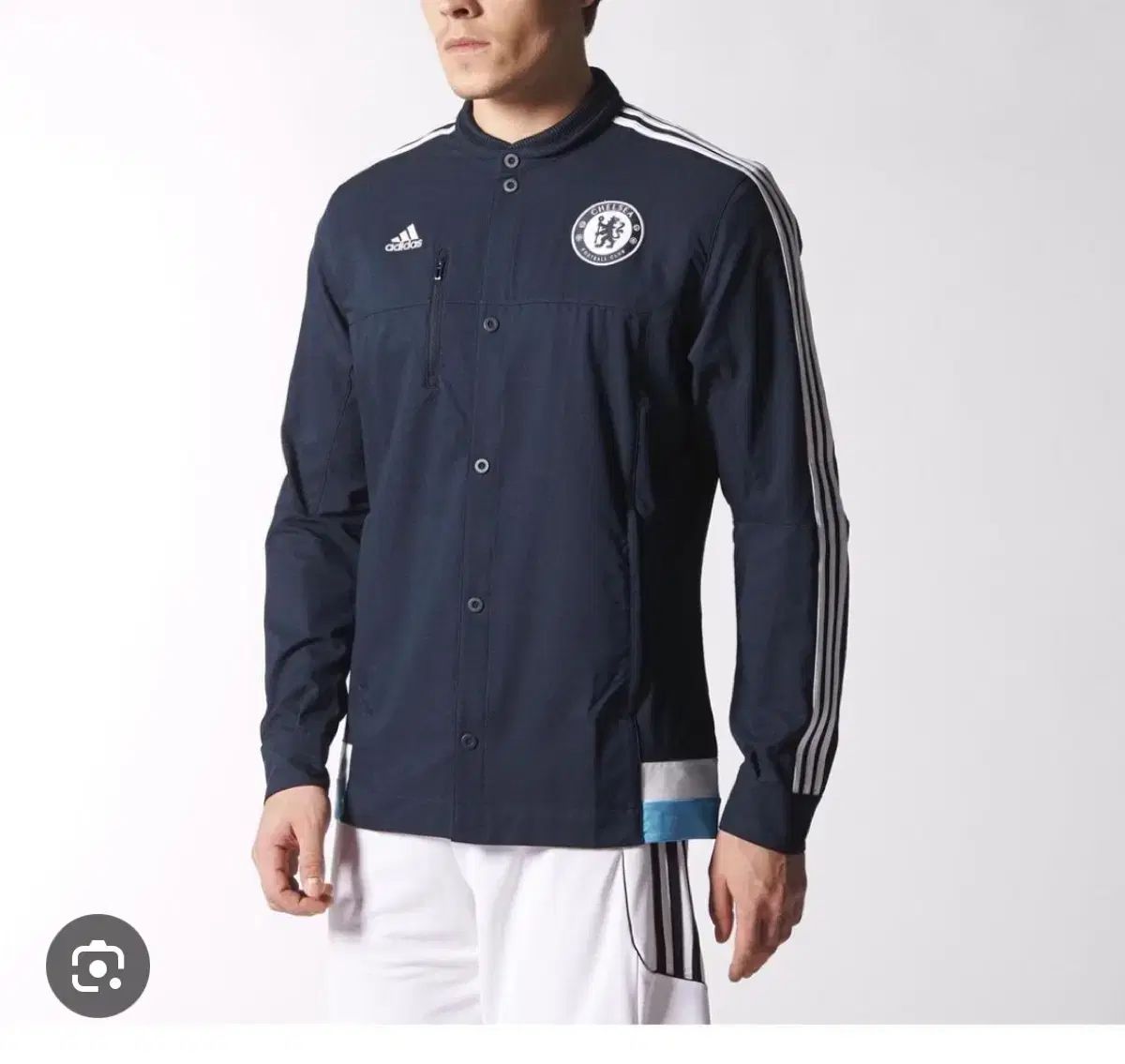 アディダス チェルシー トレーナー 長袖 ジャケット ネイビー 110出品