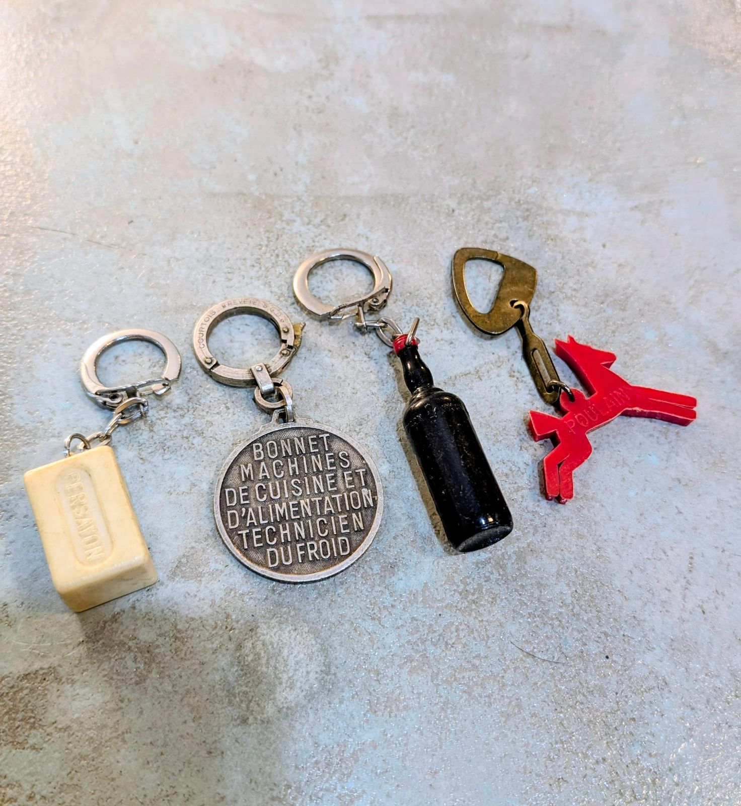 フランス 可愛い キーホルダー 4つセット フランス雑貨 フレンチ