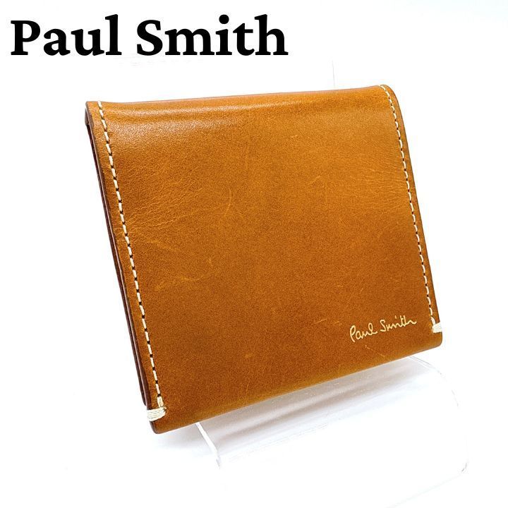 ポールスミス Paul Smith 牛革レザー小銭入れ財布 BOX コインケース