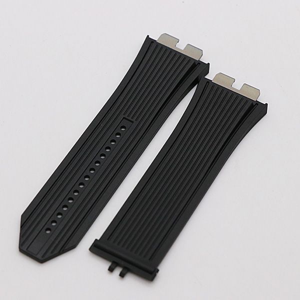 美品 ウブロ 純正 ラバ－ベルト 12-411-80 6-411-100 美品 ウブロ ベルト ラバー ブラックカラー 12-411-80/6-411-100