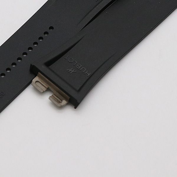 美品 ウブロ ベルト ラバー ブラックカラー 12-411-80/6-411-100