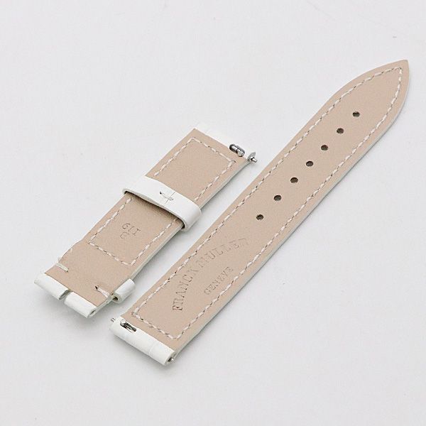 フランクミュラー 純正 ベルト レザー ホワイト 12mm レディース時計