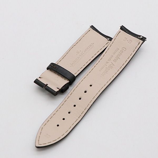 ジャガールクルト 純正 ベルト レザー クロコ 20mm メンズ腕時計