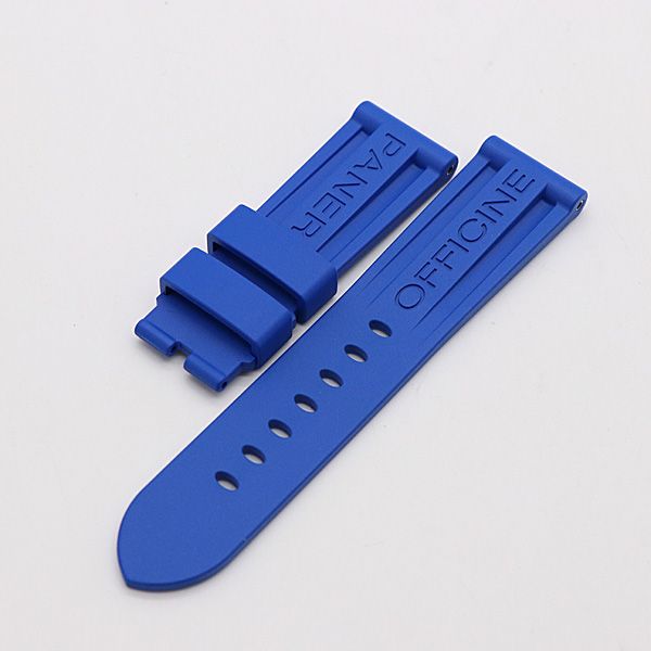 パネライ ラバー 青 ベルト 替えベルト 24ｍｍ メンズ腕時計 2000000 NSK KMR