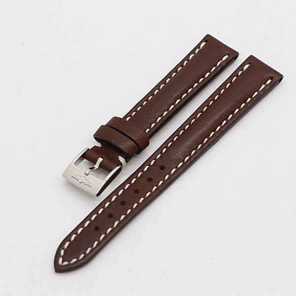 美品 ブライトリング 純正 ベルト ブラウン 4-12/110/14-12/70 14mm