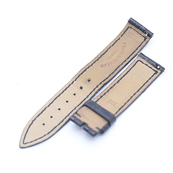 箱付 フランクミュラー 純正ベルト レザー クロコ ブラックカラー