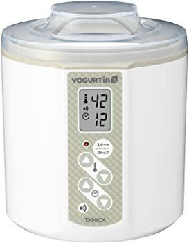TANICA 温度調節 25〜70℃ タイマー ブザー付ヨーグルトメーカー ヨーグルティアS 1200 ml YS 01 ホワイト