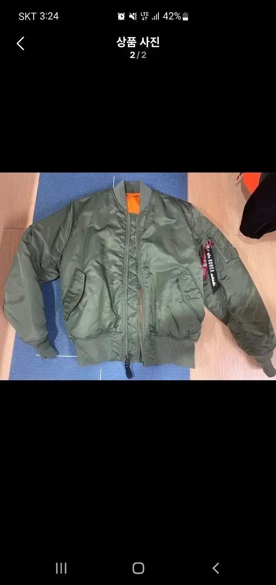 アルファインダストリーズ MA 1 mサイズ ほぼ