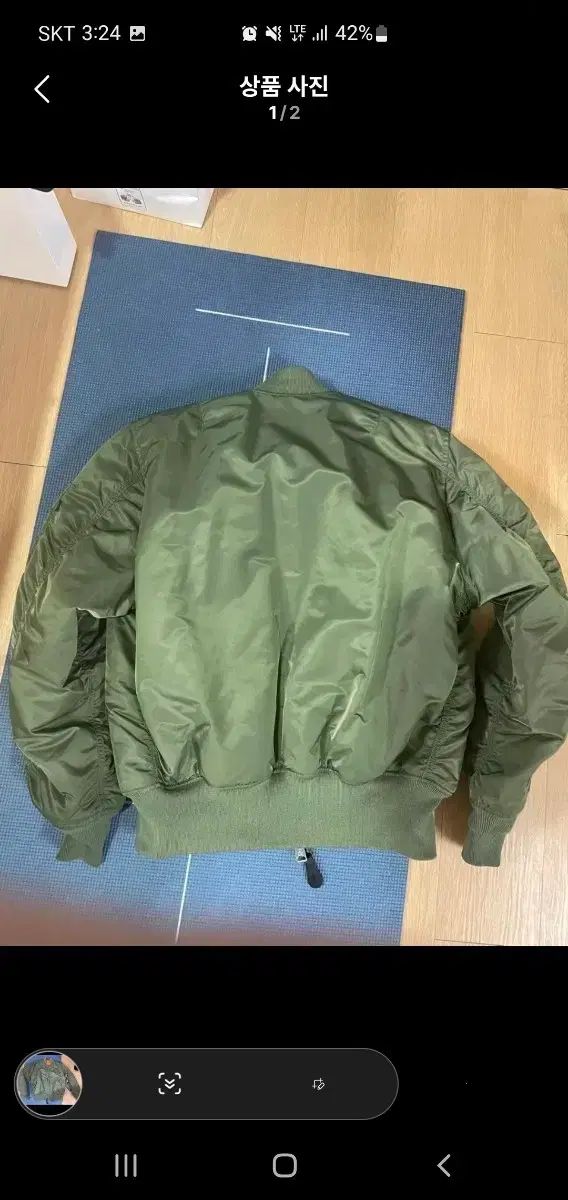 アルファインダストリーズ MA-1 mサイズ ほぼ