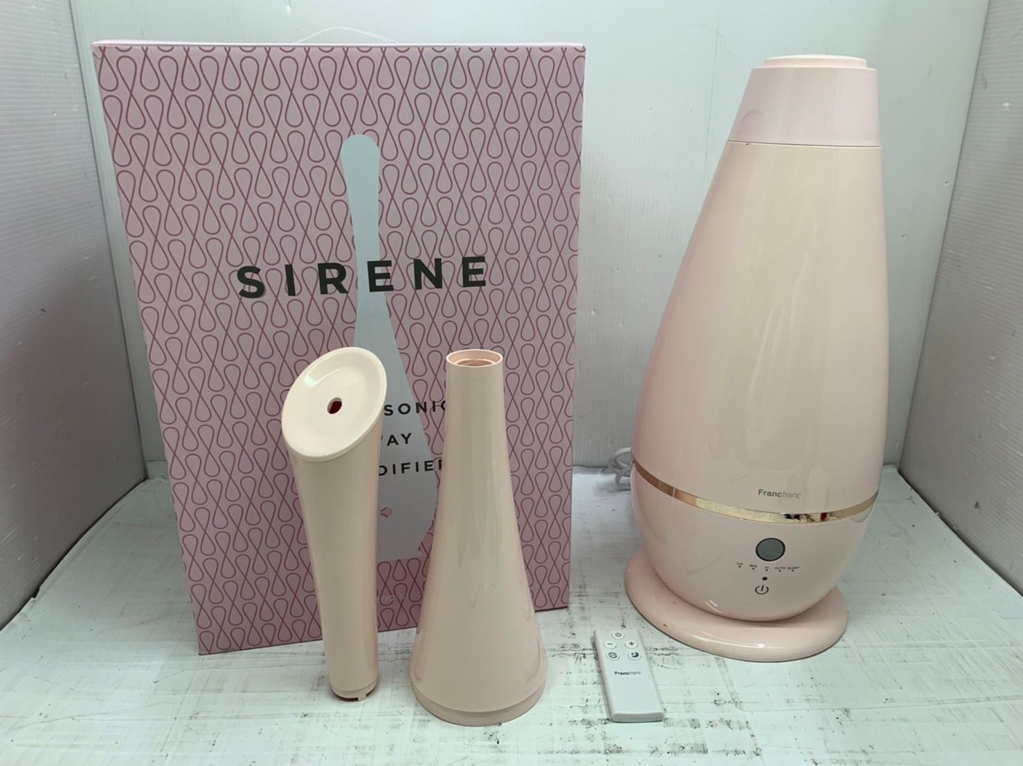 加湿器 アウトレット SIRENE Francfranc シレーヌ超音波式2way加湿器