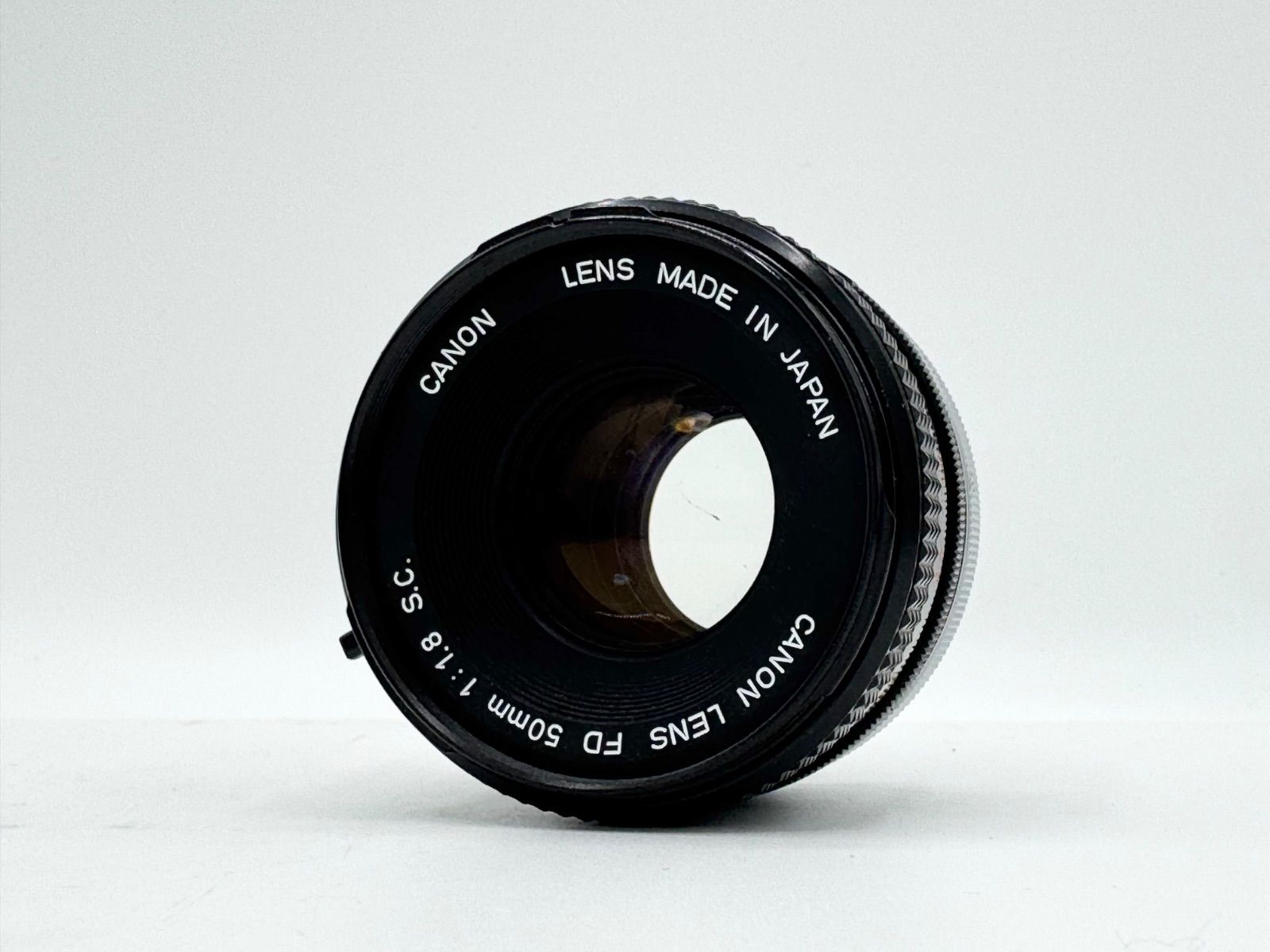 完動品】Canon AE-1 PROGRAM ブラックボディ FD 50mm F1.8 S.C 動作