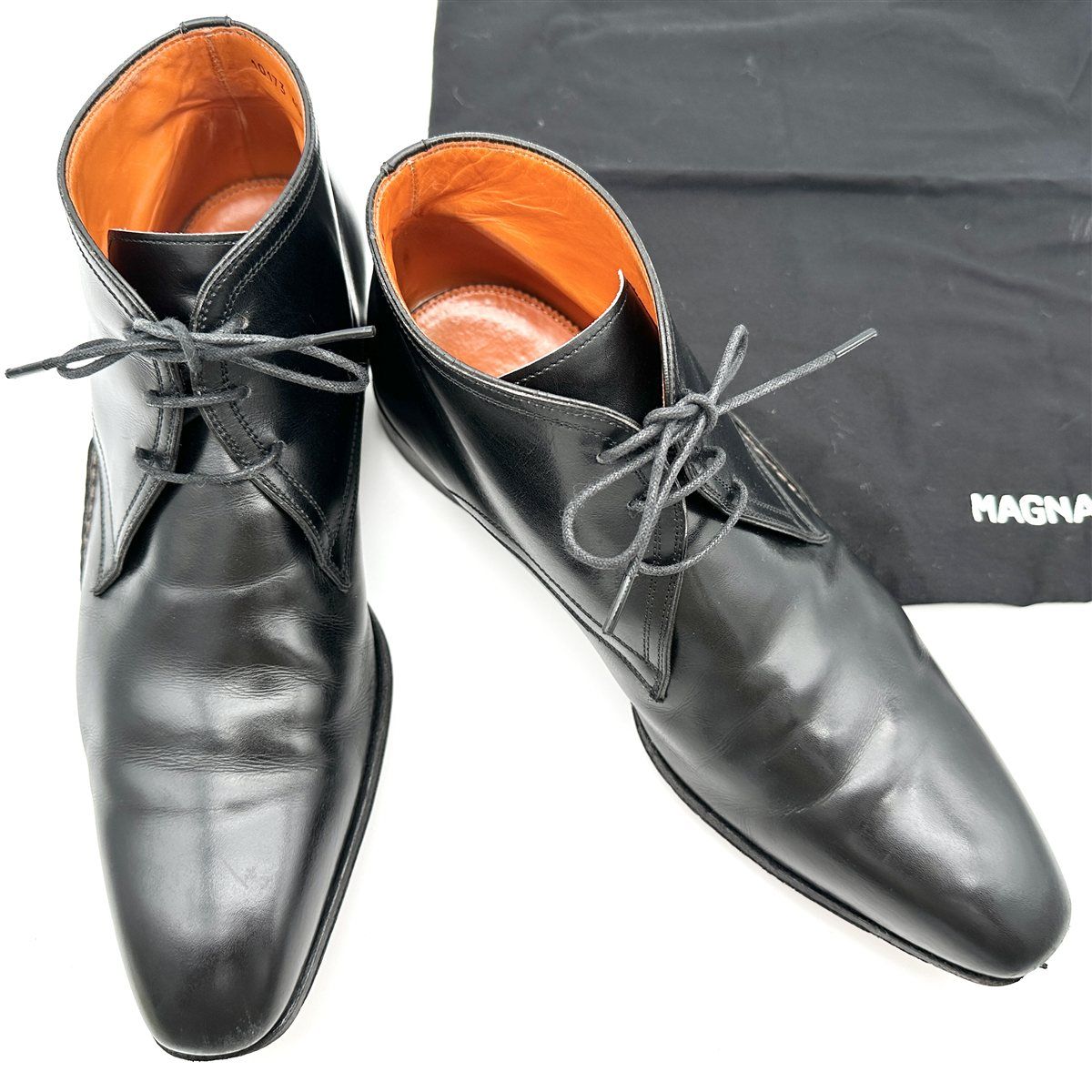 □希少□ MAGNANNI オパンカ チャッカブーツ 本革 プレーントゥ