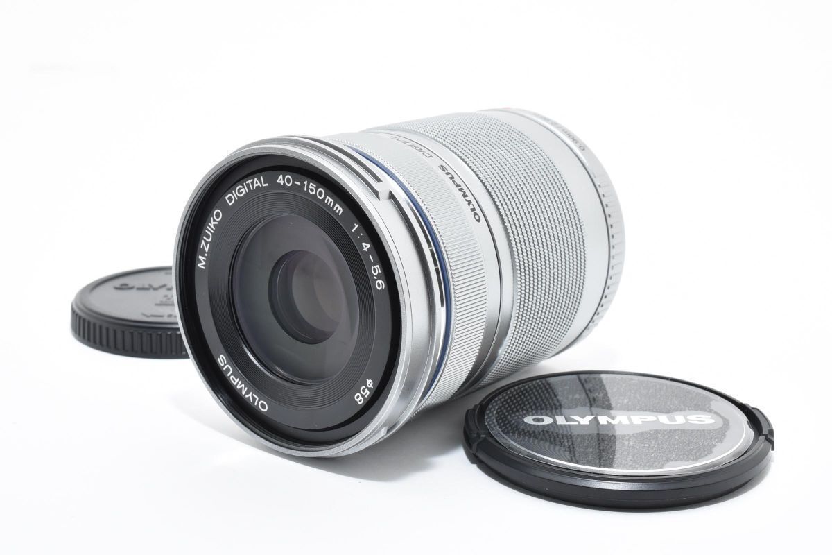 良品 OLYMPUS M.ZUIKO DIGITAL 40-150mm F4-5.6 R ED MSC シルバー
