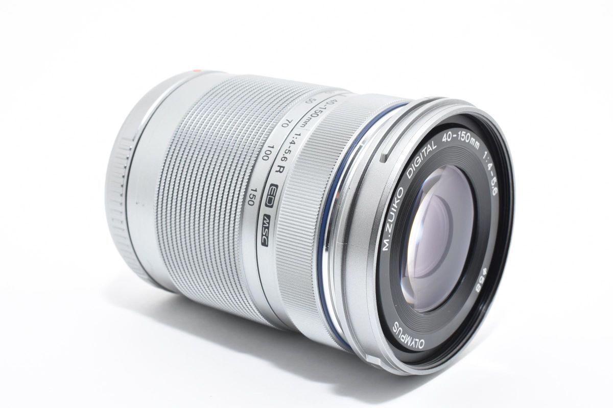 良品 OLYMPUS M.ZUIKO DIGITAL 40-150mm F4-5.6 R ED MSC シルバー