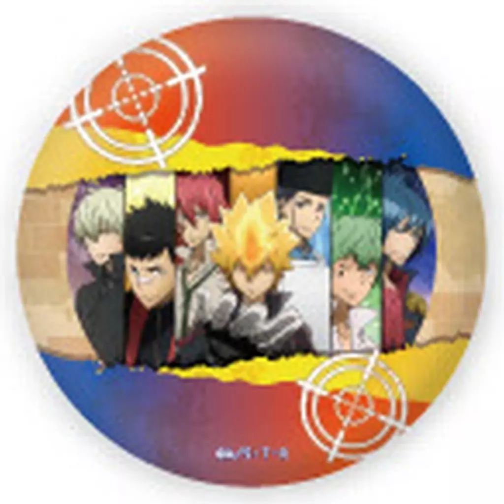 中古】バッジ・ビンズ ボンゴレI世＆ファミリー 「缶バッジ