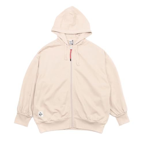 チャムス フード付きトレーナー Lady s Balloon Sleeve Zip Parka LP レディース Greige