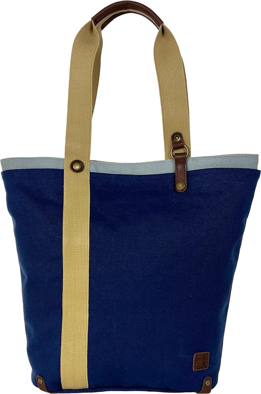 帆布工房 はんぷこうぼう トートバッグ レディース メンズ 国産帆布 a 4 大容量 ２層構造 キャンバストート 3 J 40 ネイビー