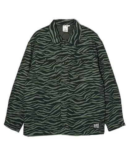 エックスガール アウター PADDED SHIRT JACKET レディース GREY