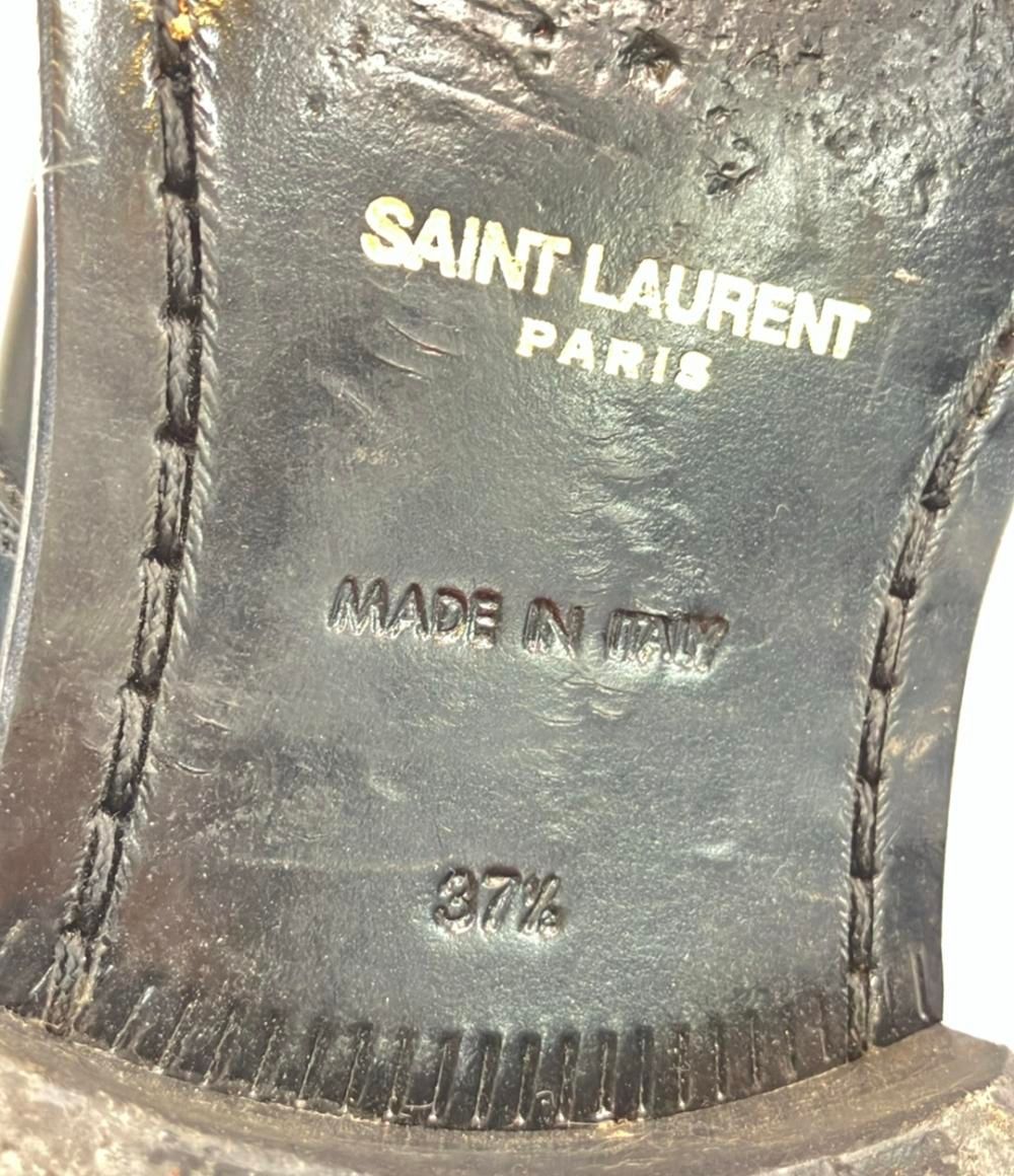  サンローランパリ ダブルモンクストラップレザーシューズ レディース SIZE 37 1 2 24.5 cm SAINT LAURENT PARIS その他 靴