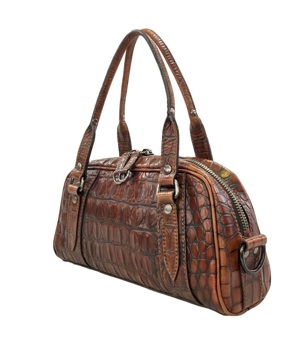 ミュウミュウ ハンドバッグ クロコ型押し レディース MIUMIU - メルカリ