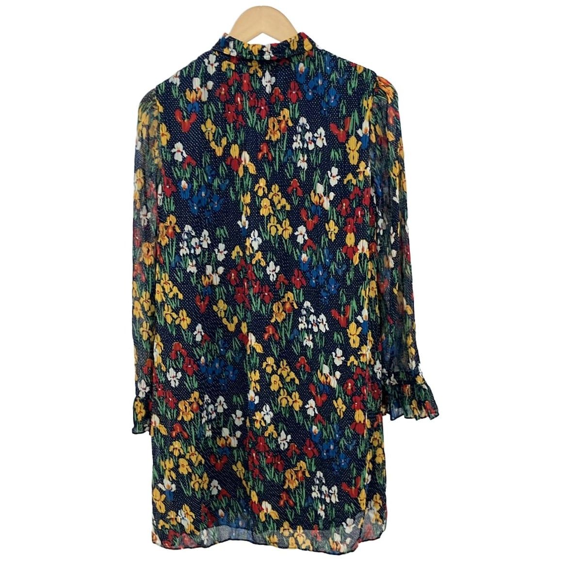 TORY BURCH トリーバーチ ワンピース サイズ4 S レディース ダークネイビー ダークイエロー マルチ