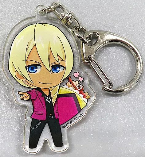 逆転裁判　マリオンクレープ　アクリルキーホルダー 中古】雑貨 牙琉響也 「逆転裁判×マリオンクレープ トレーディング