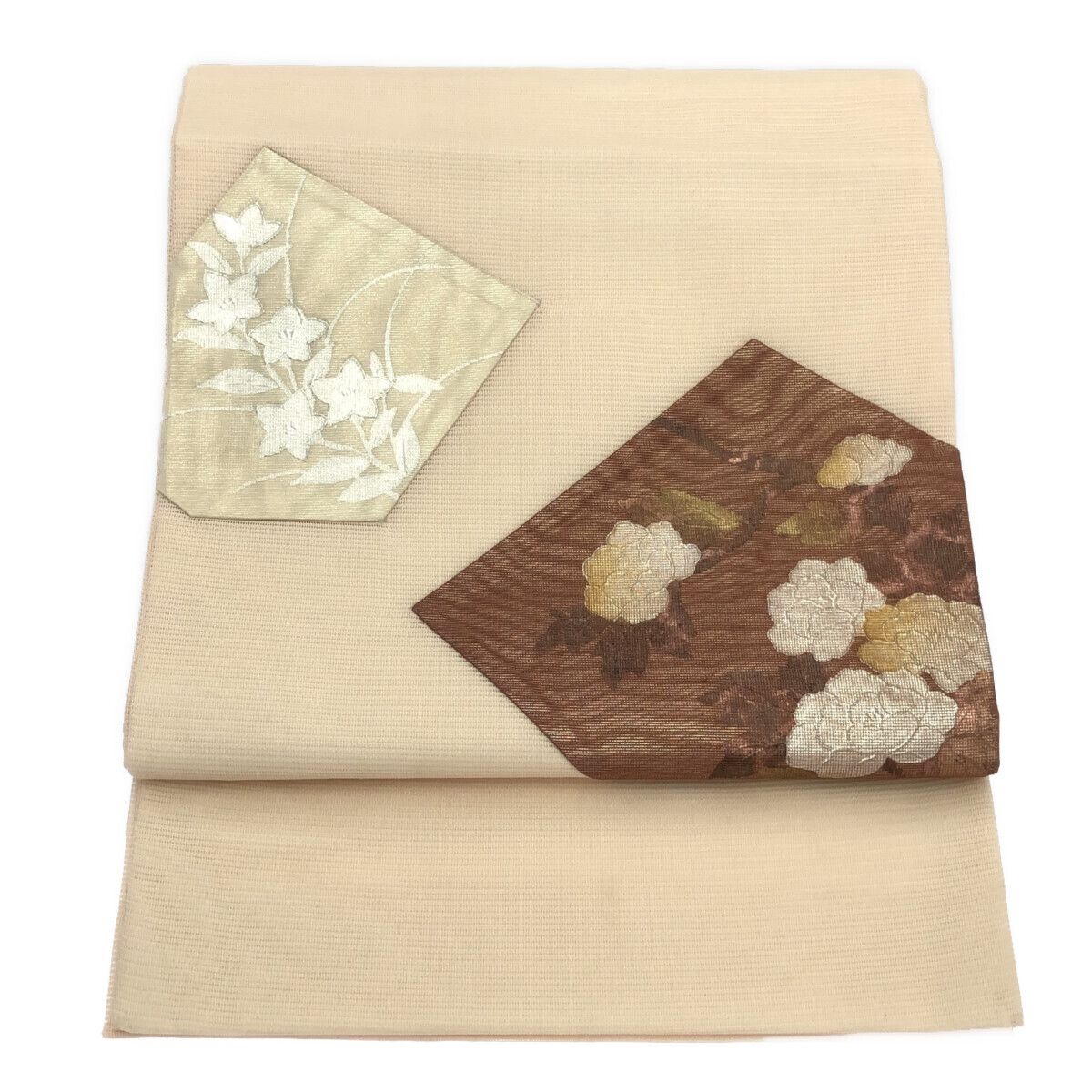 名古屋帯/正絹/ピンク/夏用/西陣/仕立上がり/11989 - メルカリ