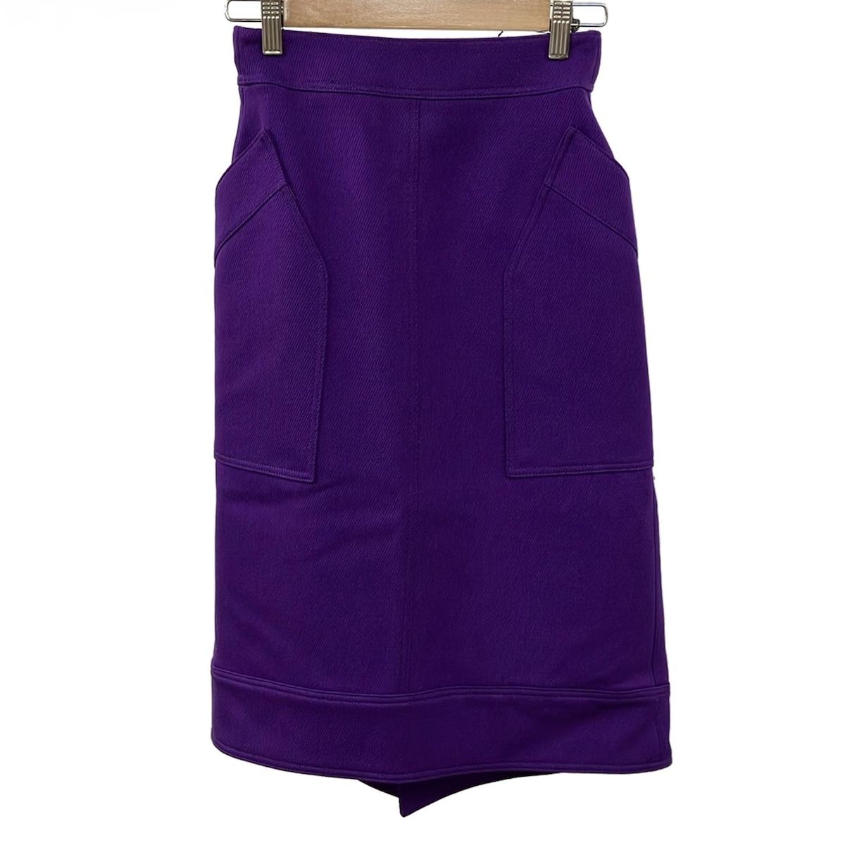 CYCLAS シクラス スカート サイズ34 S レディース パープル ひざ丈