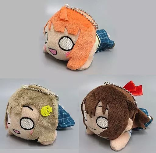 中古】雑貨 全3種セット 寝そべりモアプラスキーチェーンマスコット夏