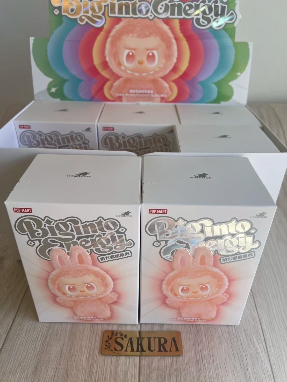 ラブブ Labubu Big into Energy 2ピース ポップマート らぶぶ ぬいぐるみ POP MART エナジー