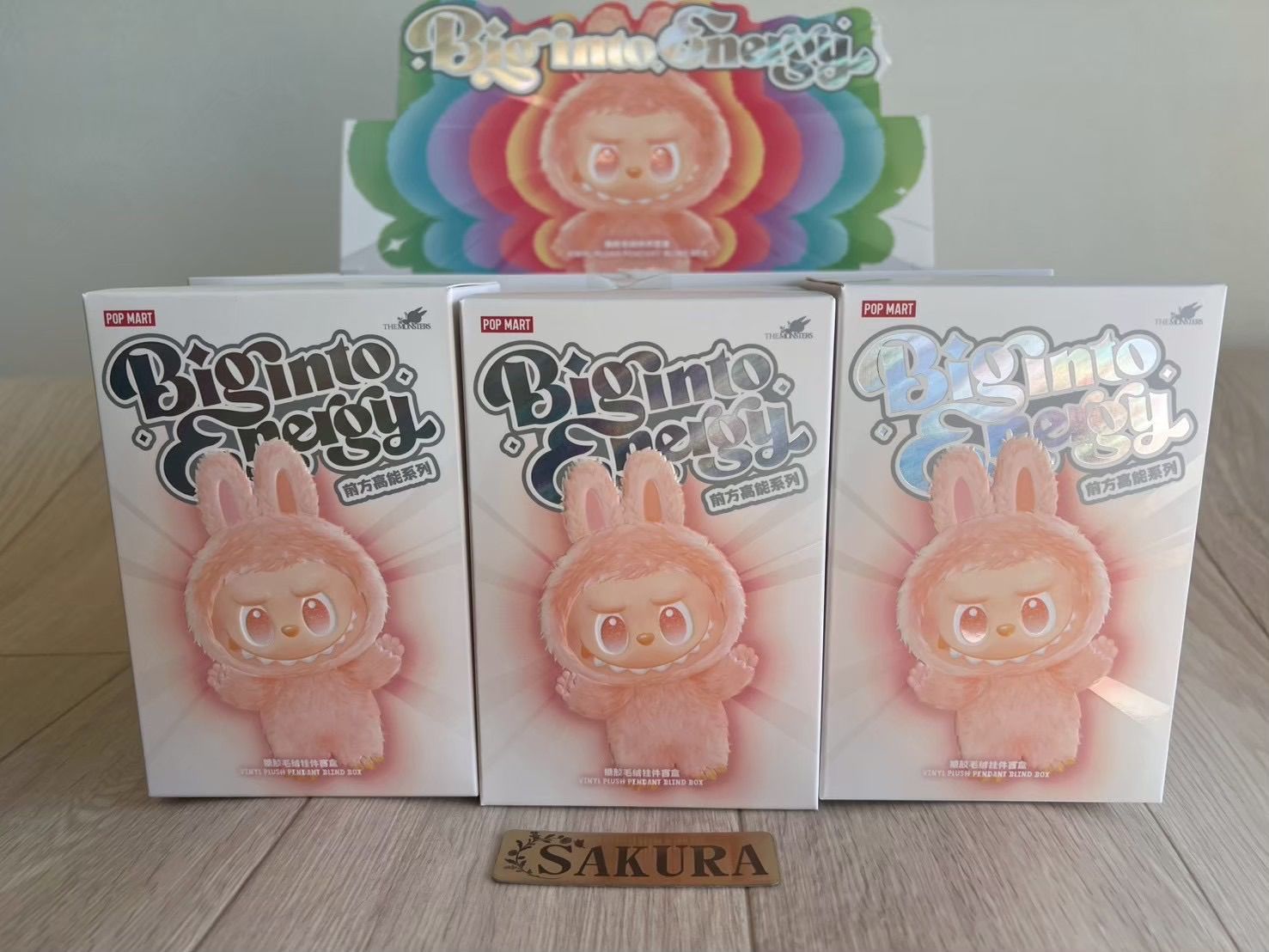 正規品・未開封】 Labubu Big into Energy 3ピース ラブブ ポップ