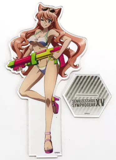 【中古】アクリルスタンド・アクリルパネル マリア・カデンツァヴナ・イヴ 大きめアクリルスタンド SEASIDE BATTLE Ver. 「戦姫絶唱シンフォギアXV」