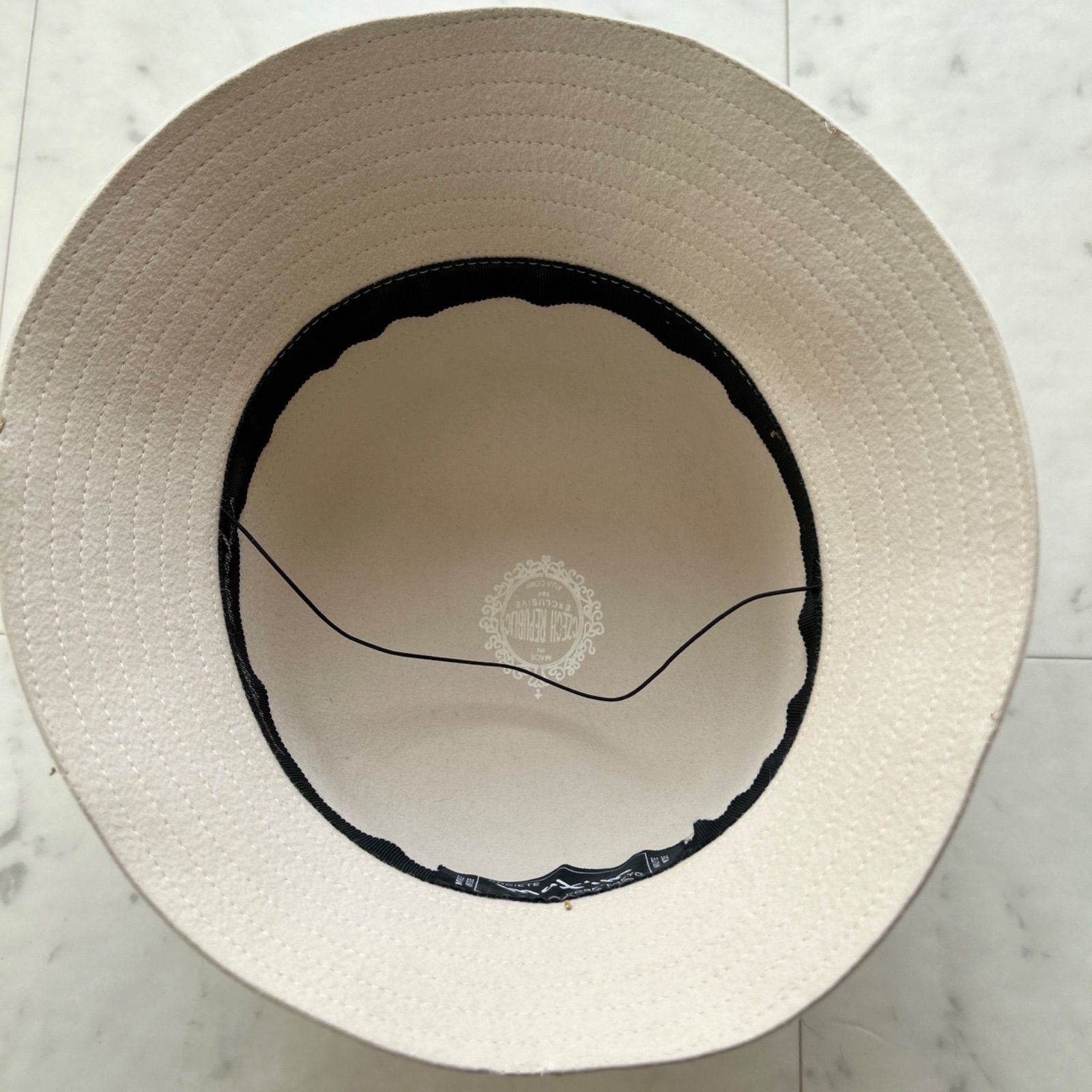 【新品】皇室御用達 高級老舗帽子店 神戸maxim KOBE TOKYO ハット maxim KOBE・TOKYO 神戸マキシン 皇室御用達 フェルトハット 帽子