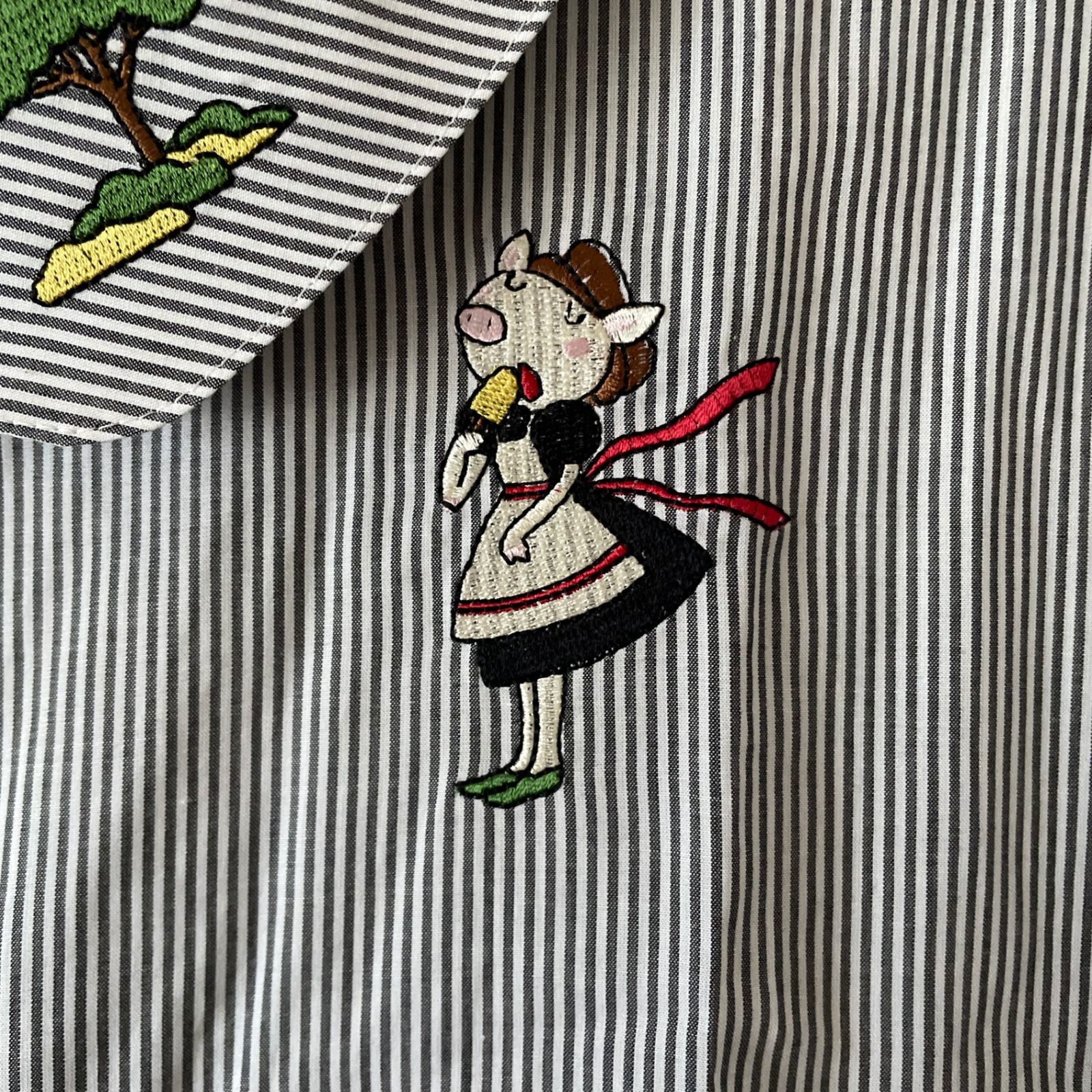 アルベロベロ OLLEBOREBLA オレボレブラ ブタさん 刺繍 テールカット