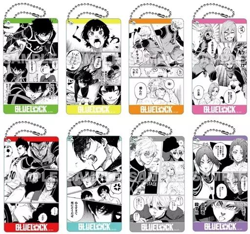 雑貨 全8種セット ブルーロック×カラオケの鉄人 トレーディング場面写アクリルキーホルダー