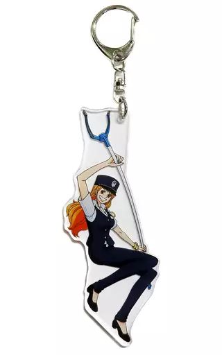 中古】雑貨 ナミ アクリルキーホルダー 「ワンピース×京急宴線