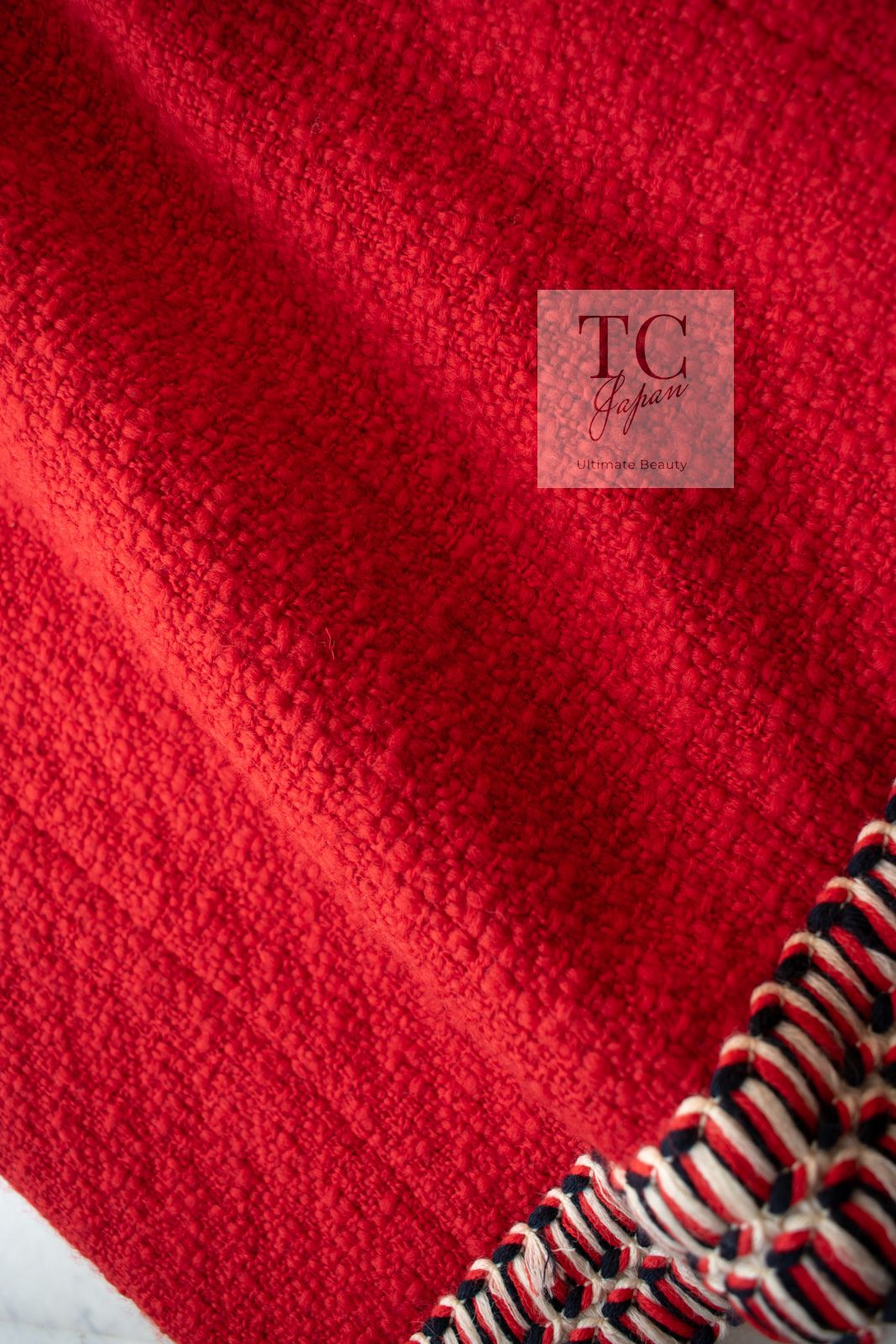 シャネル スカート CHANEL ヴィンテージ スーパーモデル レッド ウール