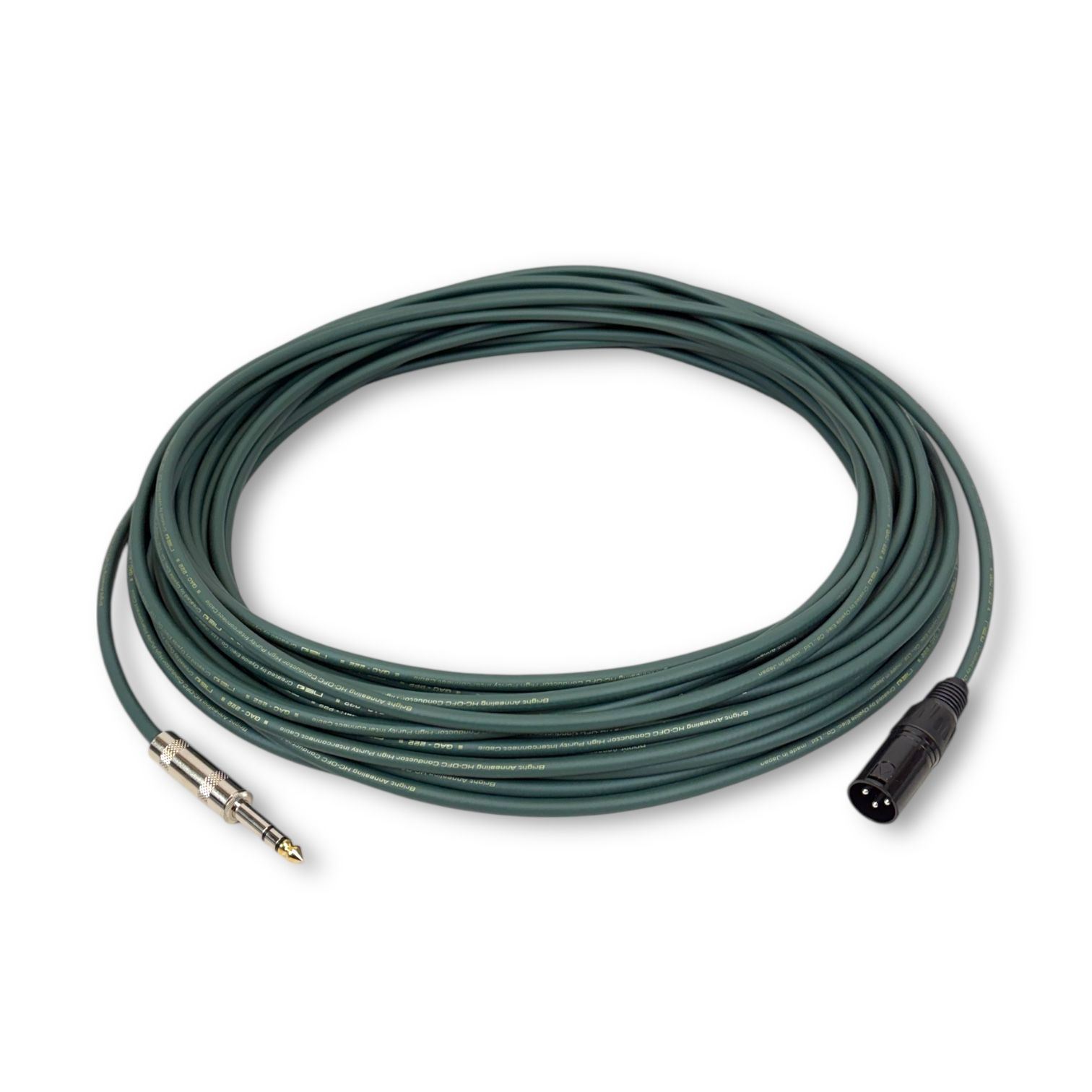 OYAIDE QAC-222 TRS XLR ケーブル 20 m