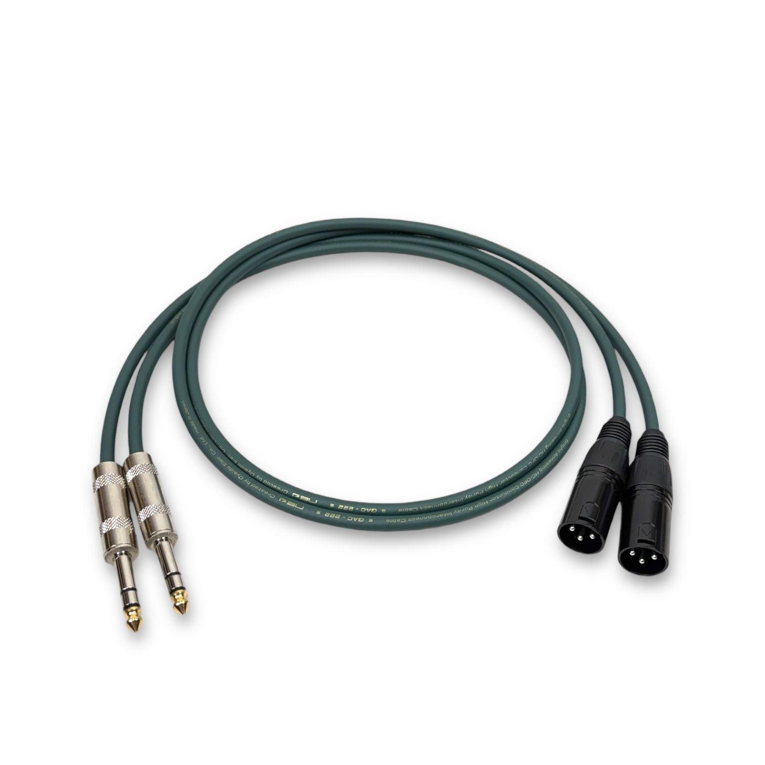 OYAIDE QAC-222 TRS XLR ケーブル 1m 2本セット - メルカリ